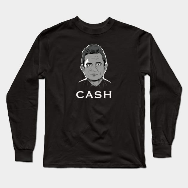 Cash Long Sleeve T-Shirt by @johnnehill